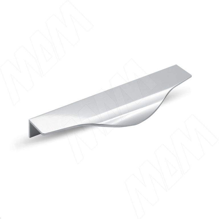 Профиль-ручка 150мм крепление саморезами алюминий полированный (анод) (26.150.AS)