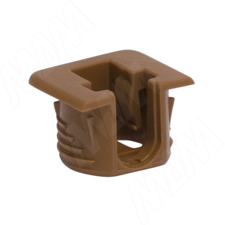 FLIPPER Полкодержатель для деревянных полок с фиксацией, коричневый (2574 23)