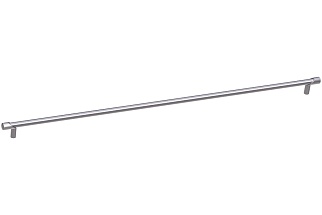 Ручка-скоба 572мм, отделка никель глянец шлифованный