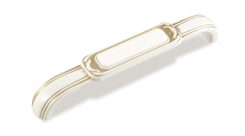 Ручка-скоба FS-139 128 золото прованс/топленое молоко (30)