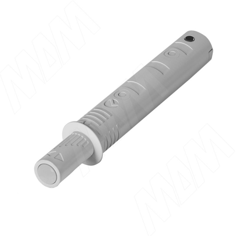 K-PUSH TECH толкатель 14 мм врезной с рез. демпфером, серый (57002040IJ)