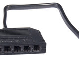 Разветвитель, (6 LED коннекторов мама), черный, 12В, 3А, кабель 2x0.34мм2, 0,2м, с обл. концами GLS СП