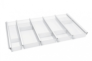 Лоток для столовых приборов Cuisio Pro в ящик Blum Tandembox / Legrabox 500, фасад 800 мм, белый